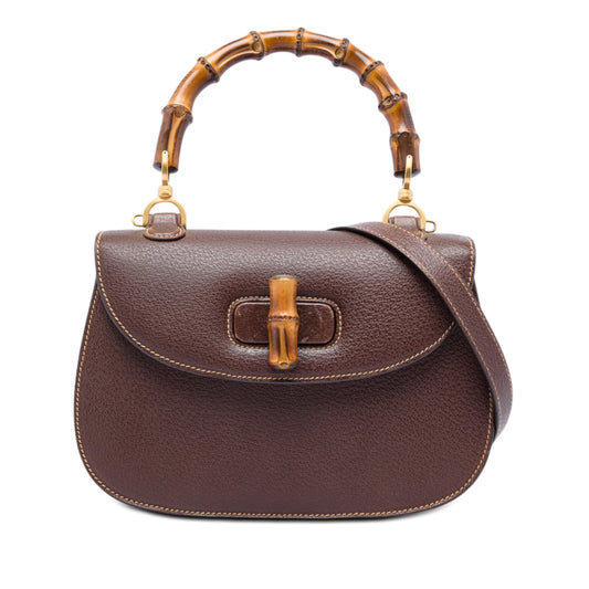 Gucci Grained Calfskin Bamboo Night