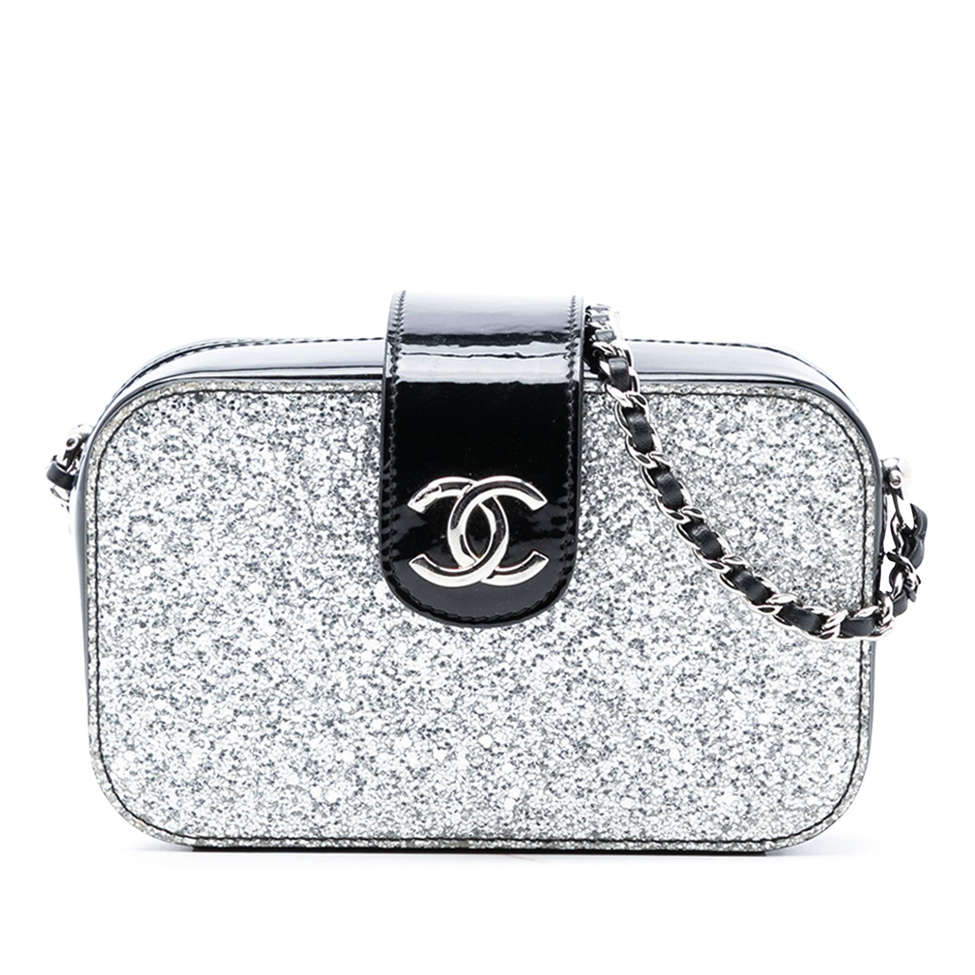 Chanel Glitter Patent Evening On The Moon Camera Case