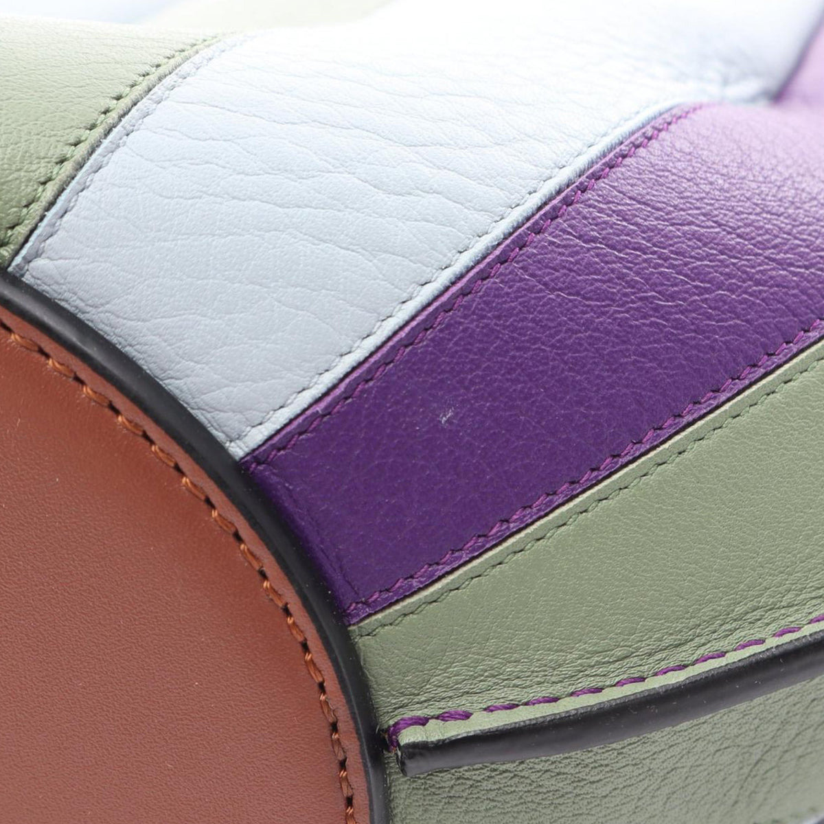 LOEWE Small Leather Shell Tote