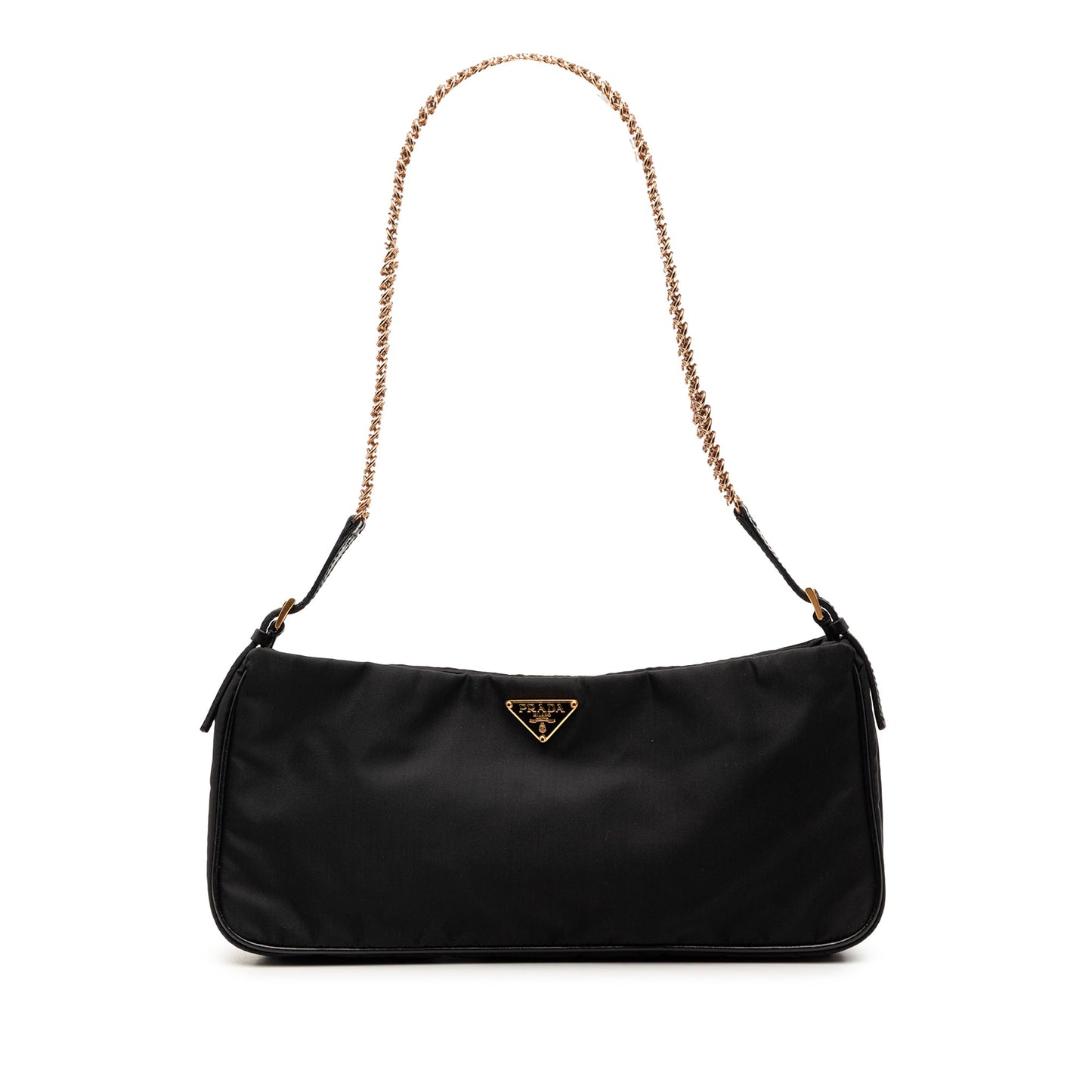 Prada Tessuto Chain Shoulder Bag
