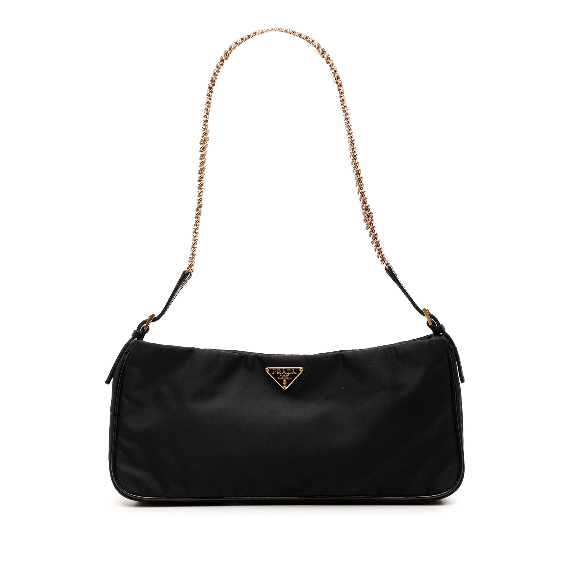 Prada Tessuto Chain Shoulder Bag