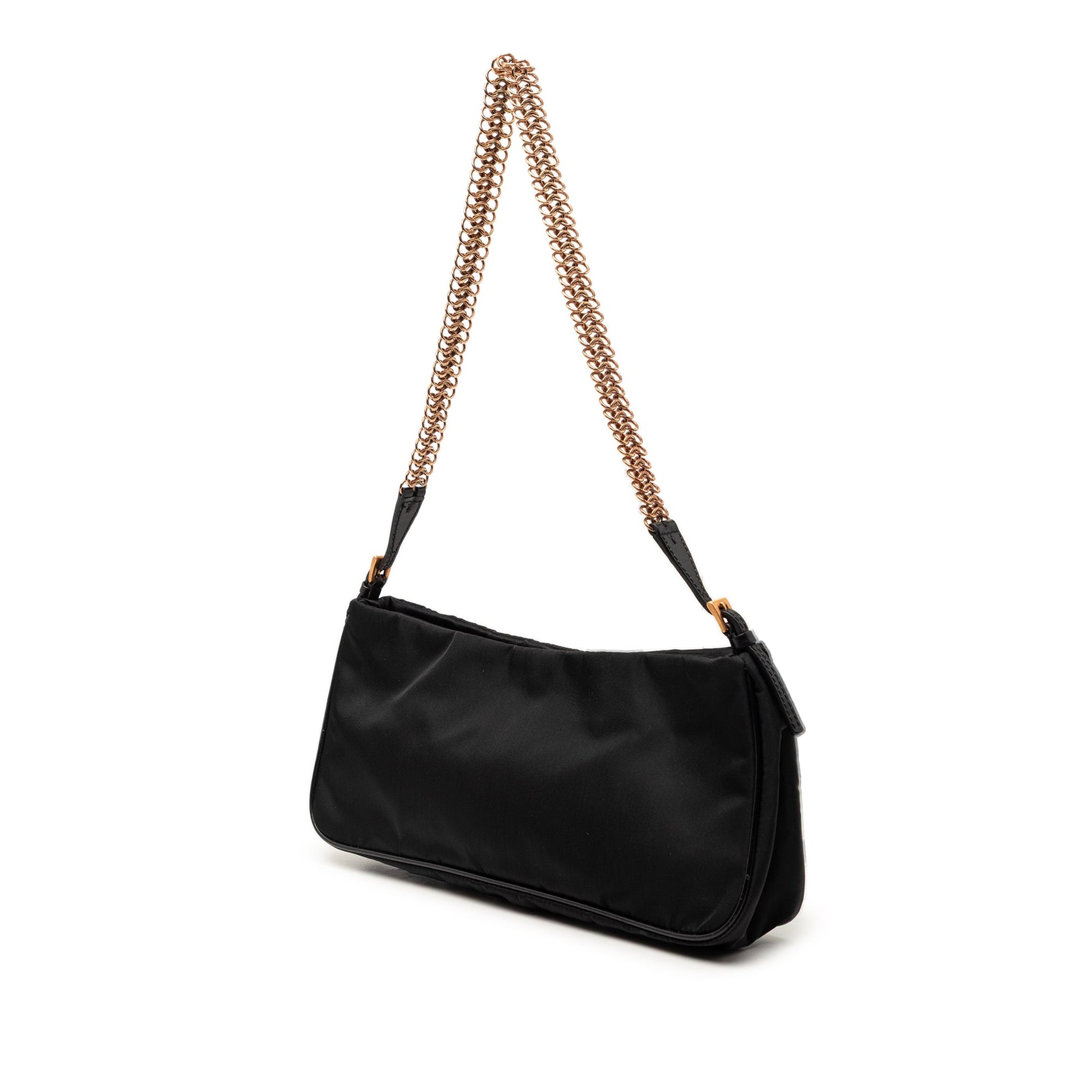 Prada Tessuto Chain Shoulder Bag