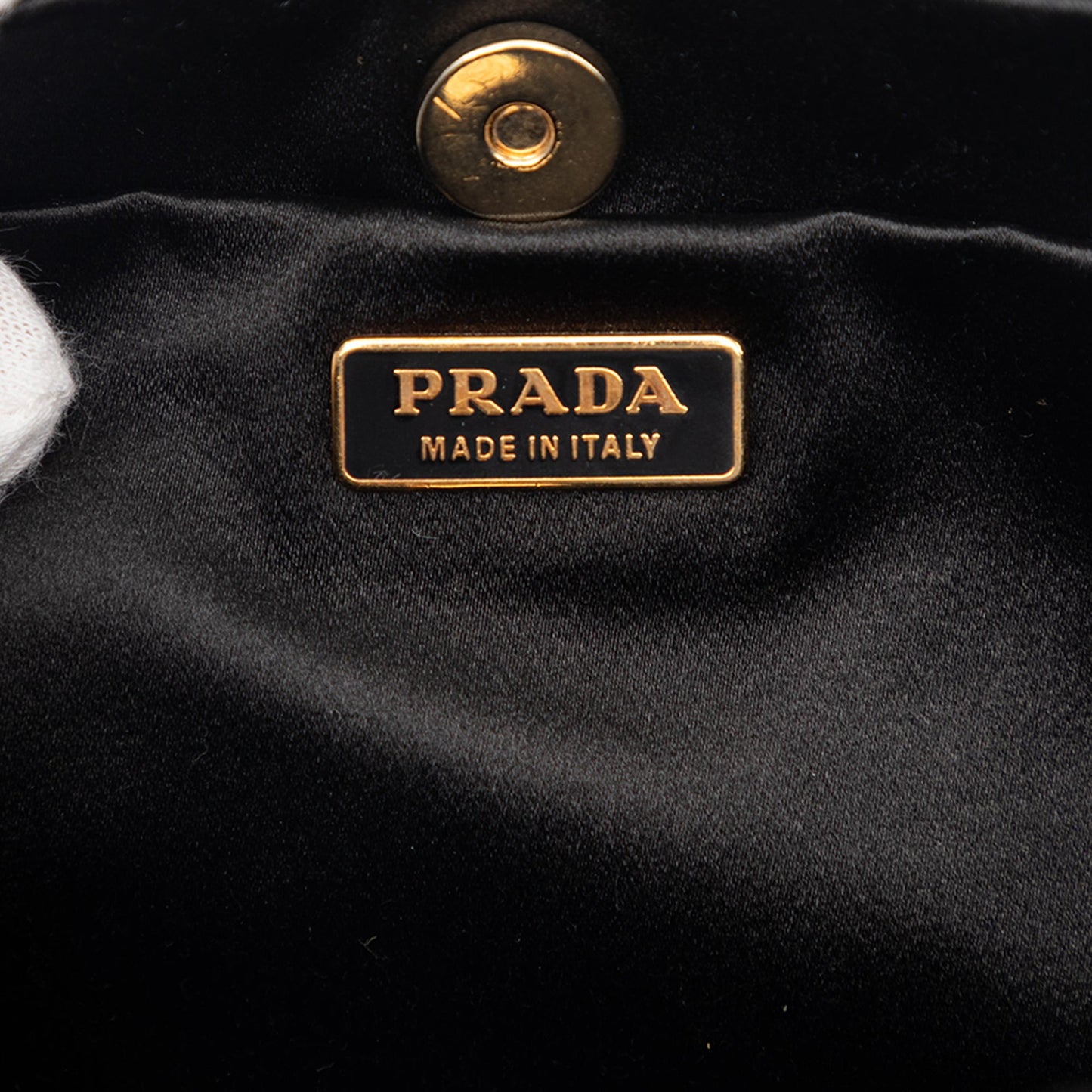 Prada Tessuto Chain Shoulder Bag
