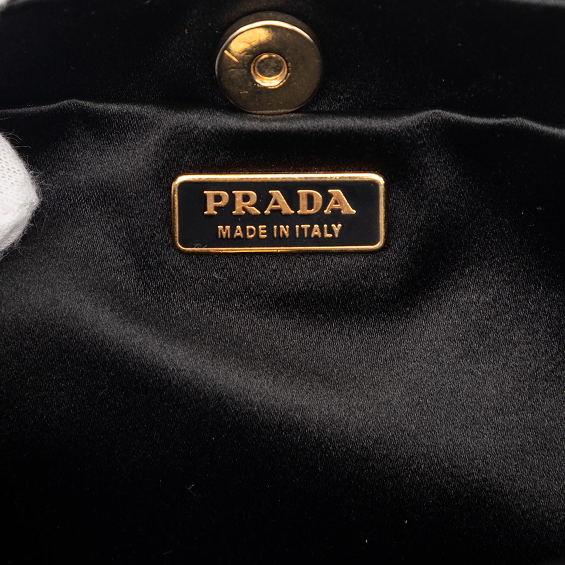 Prada Tessuto Chain Shoulder Bag