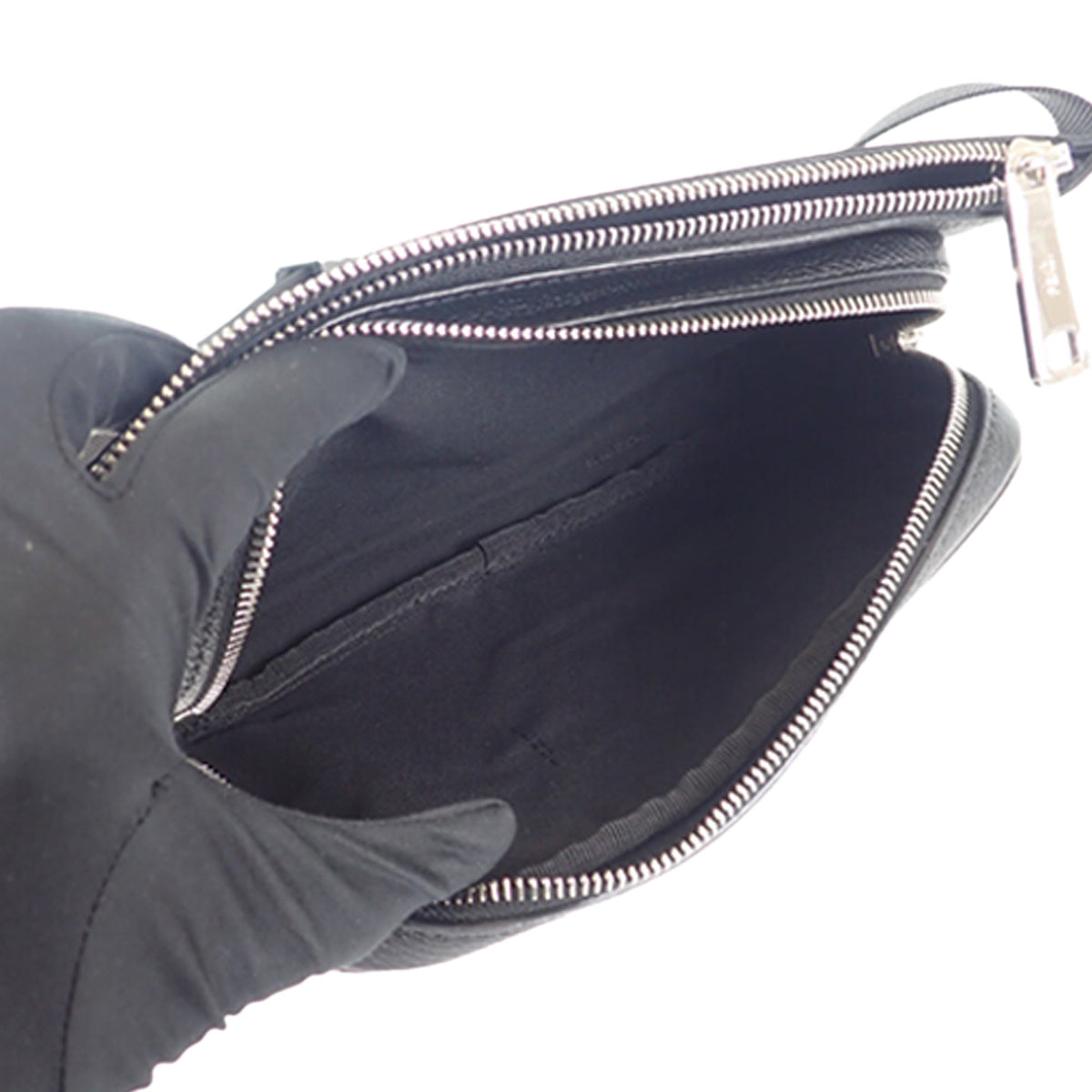 Fendi Grained Calfskin Roma Belt Bag