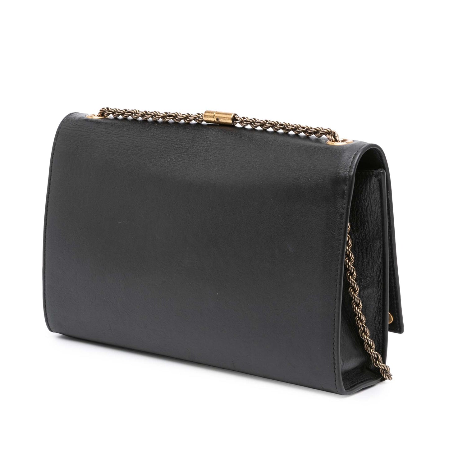 Saint Laurent Medium Smooth Calfskin Braided Monogram Kate Crossbody