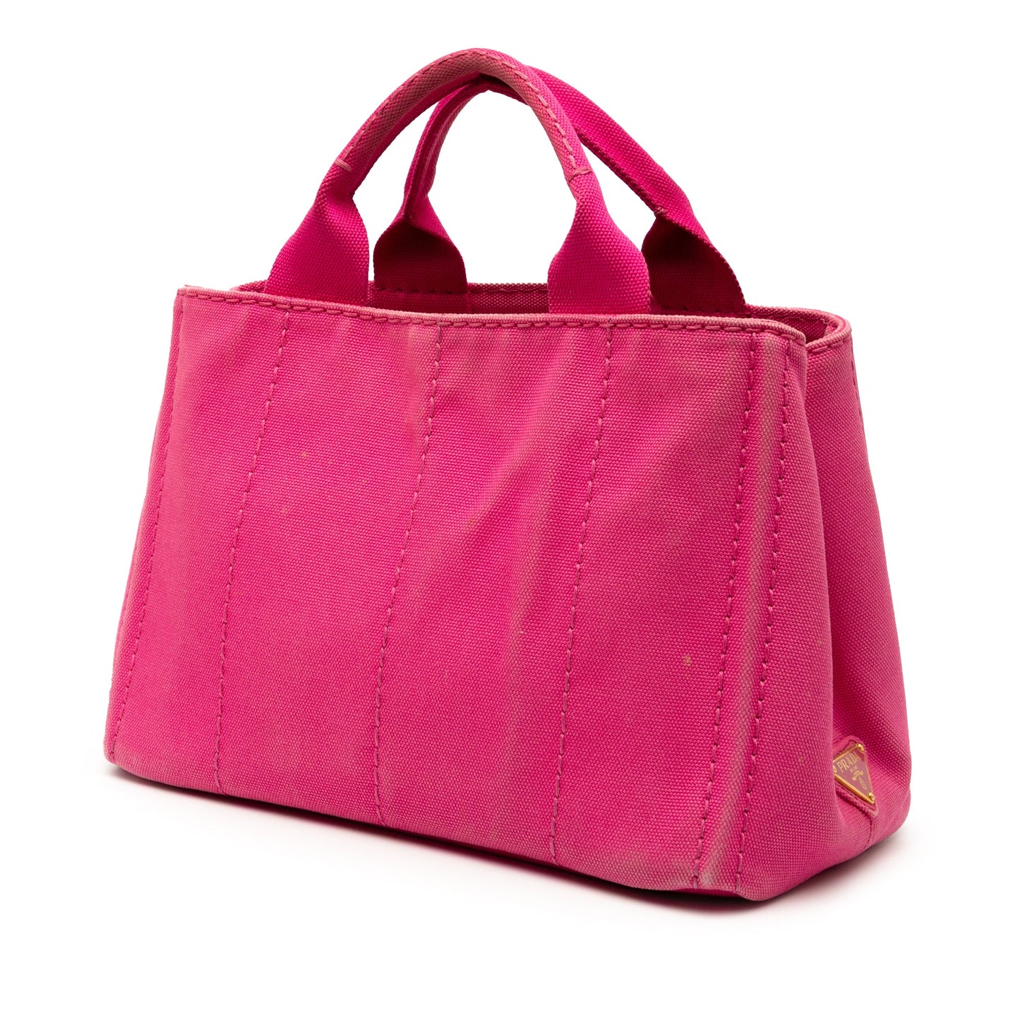 Prada Small Canvas Canapa Logo Satchel