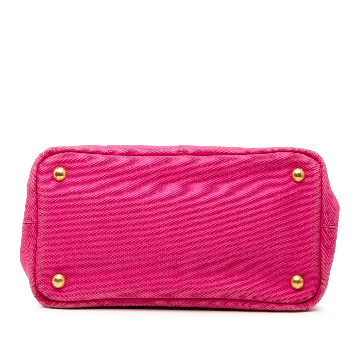 Prada Small Canvas Canapa Logo Satchel
