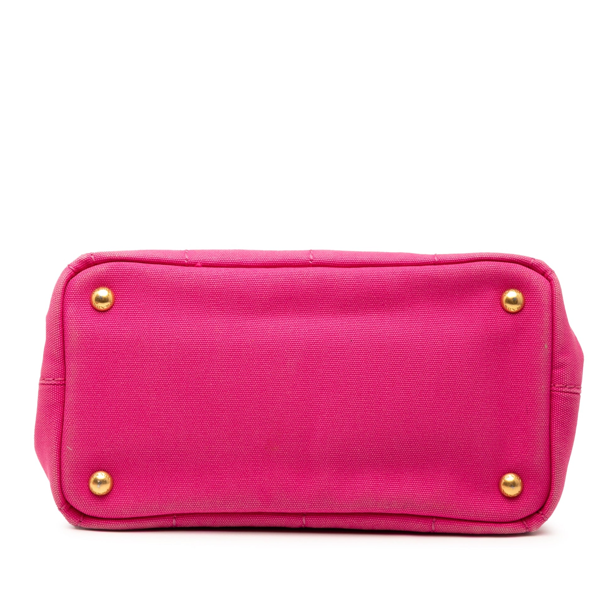 Prada Small Canvas Canapa Logo Satchel
