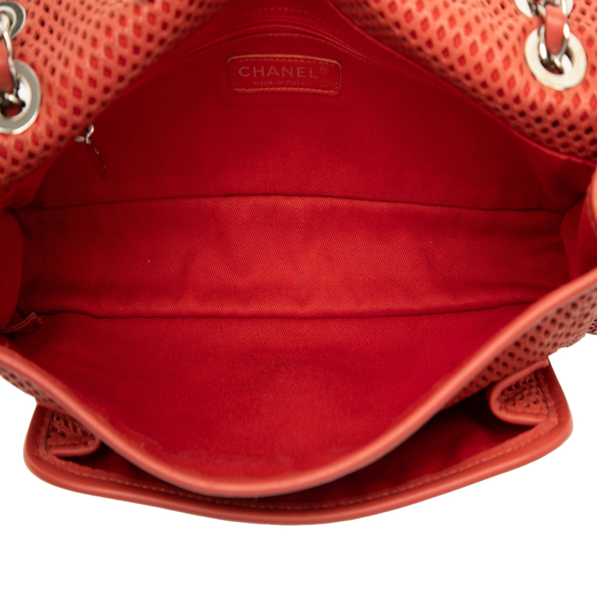 Chanel Medium Perforated Calfskin Up In The Air Flap