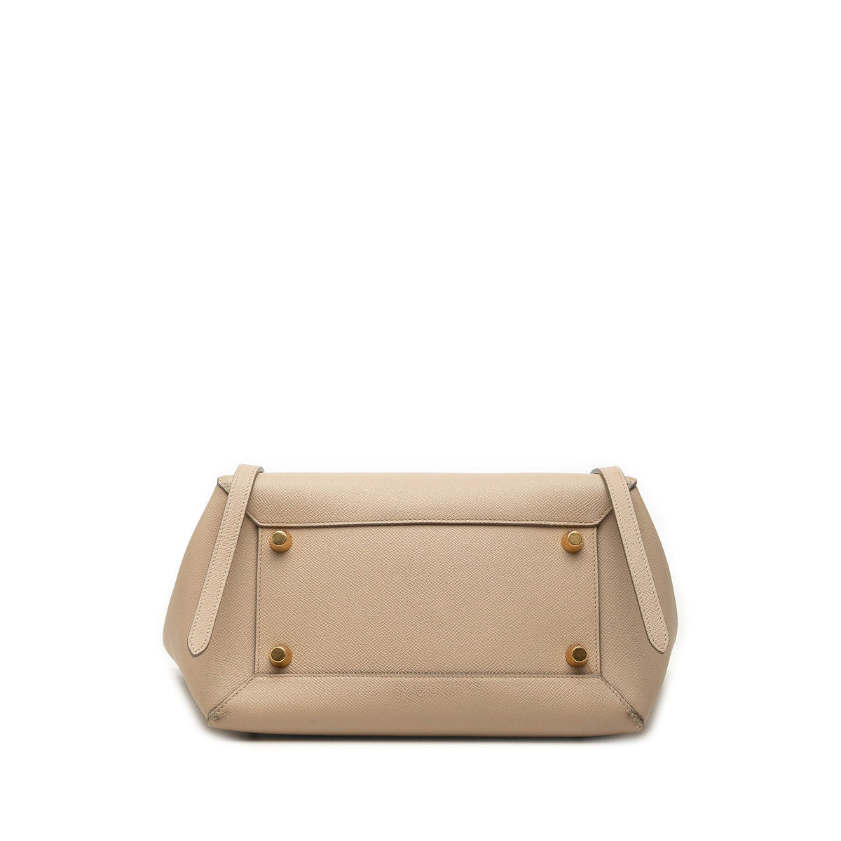 Celine Mini Grained Calfskin Belt Bag — Beige