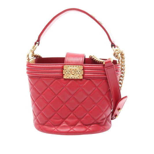 Chanel Calfskin Boy Bucket Bag