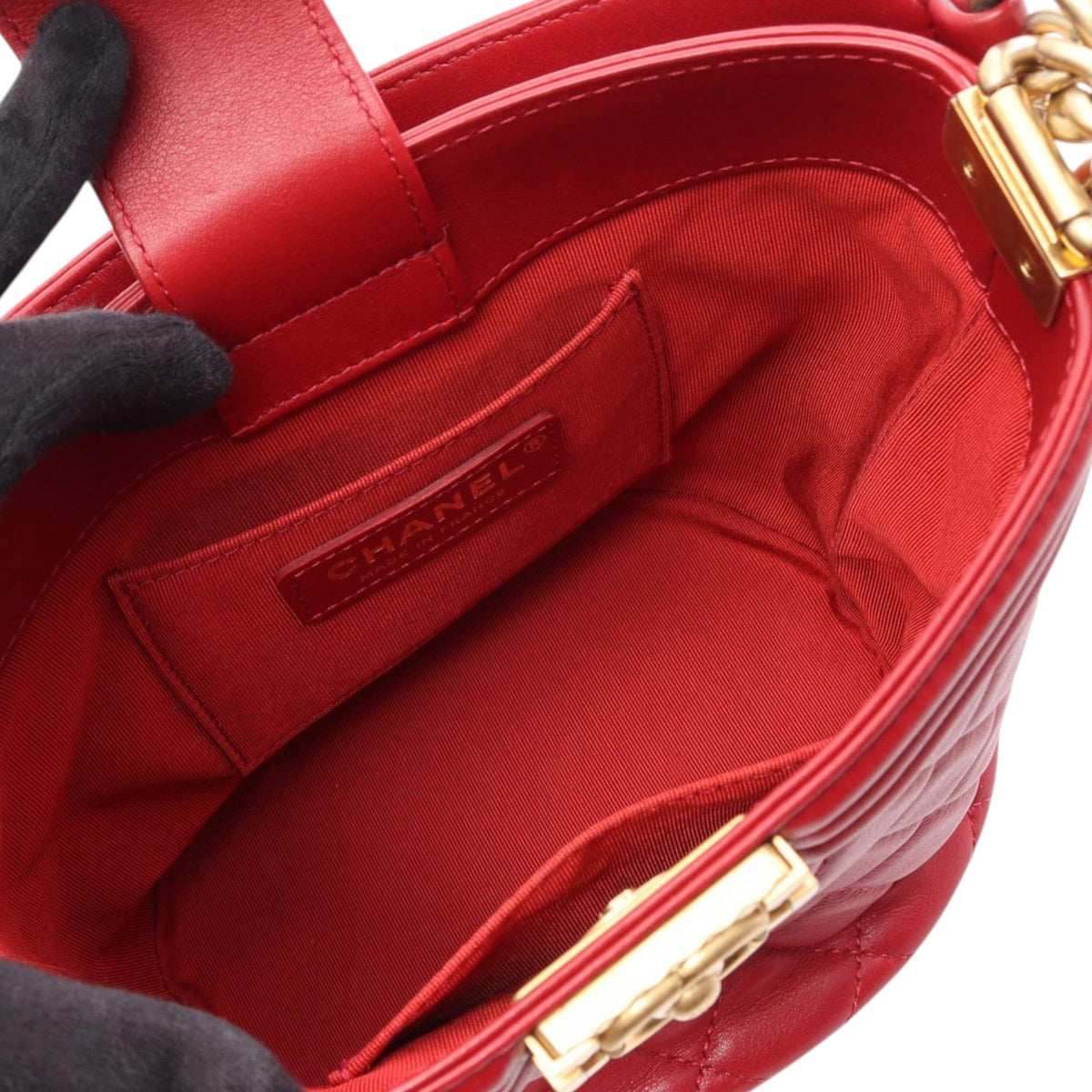 Chanel Calfskin Boy Bucket Bag