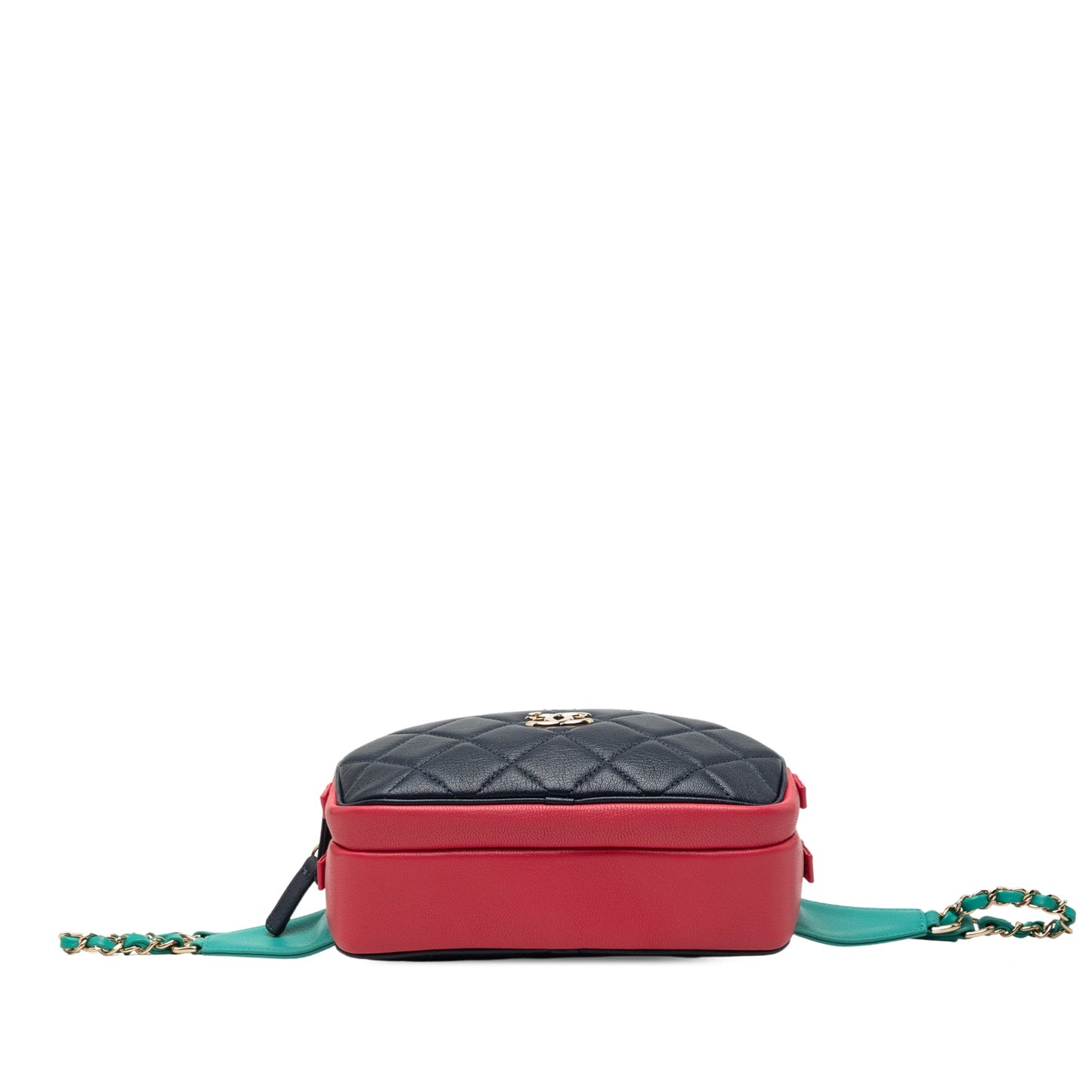 Chanel Tricolor Quilted Goatskin In and Out Belt Bag