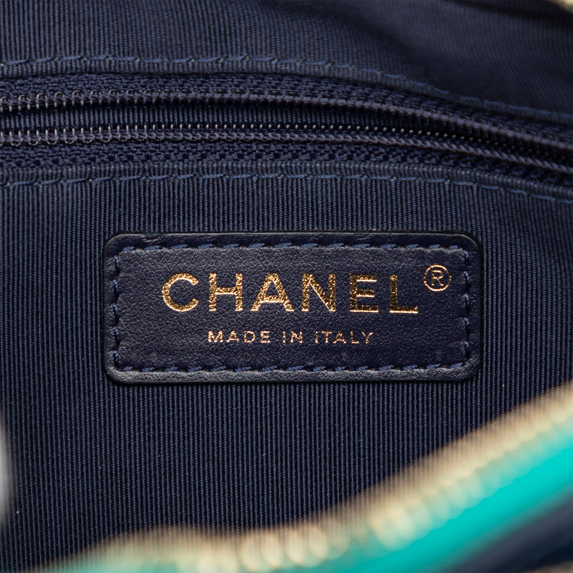 Chanel Tricolor Quilted Goatskin In and Out Belt Bag
