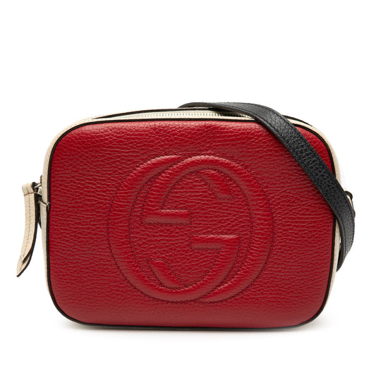 Gucci Small Tricolor Leather Soho Disco Crossbody