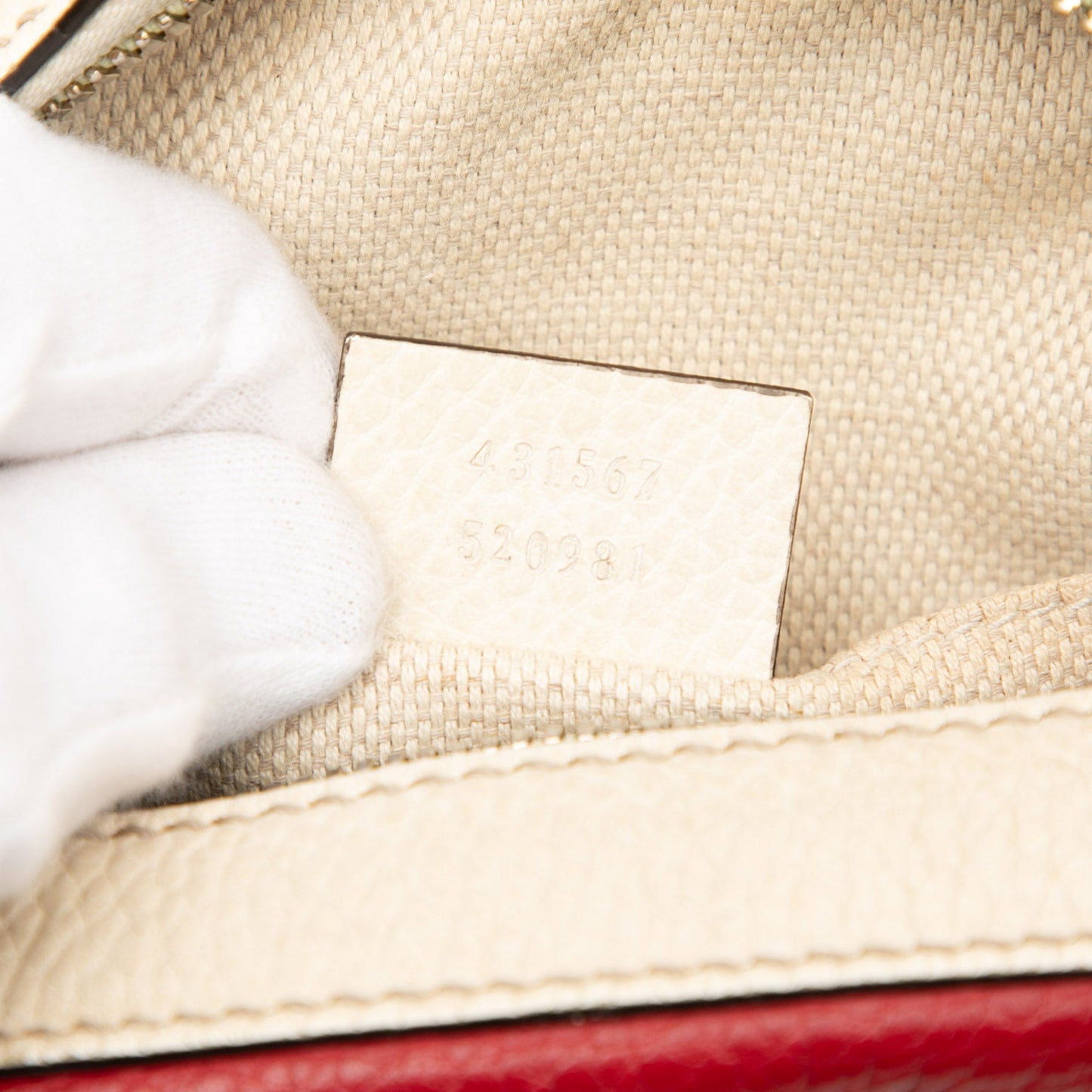Gucci Small Tricolor Leather Soho Disco Crossbody