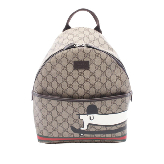 Gucci Kids GG Supreme Web Backpack