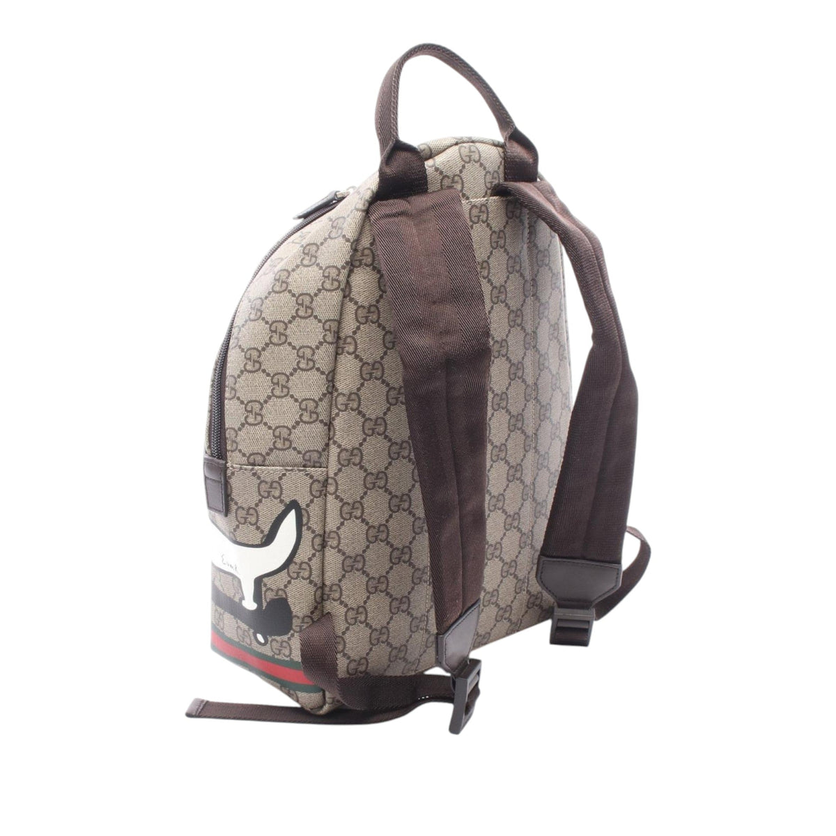 Gucci Kids GG Supreme Web Backpack