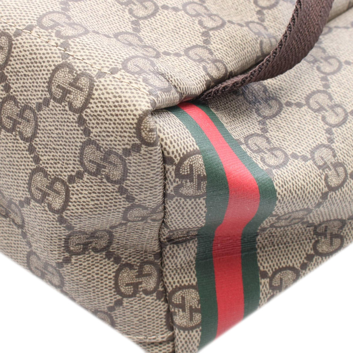 Gucci Kids GG Supreme Web Backpack