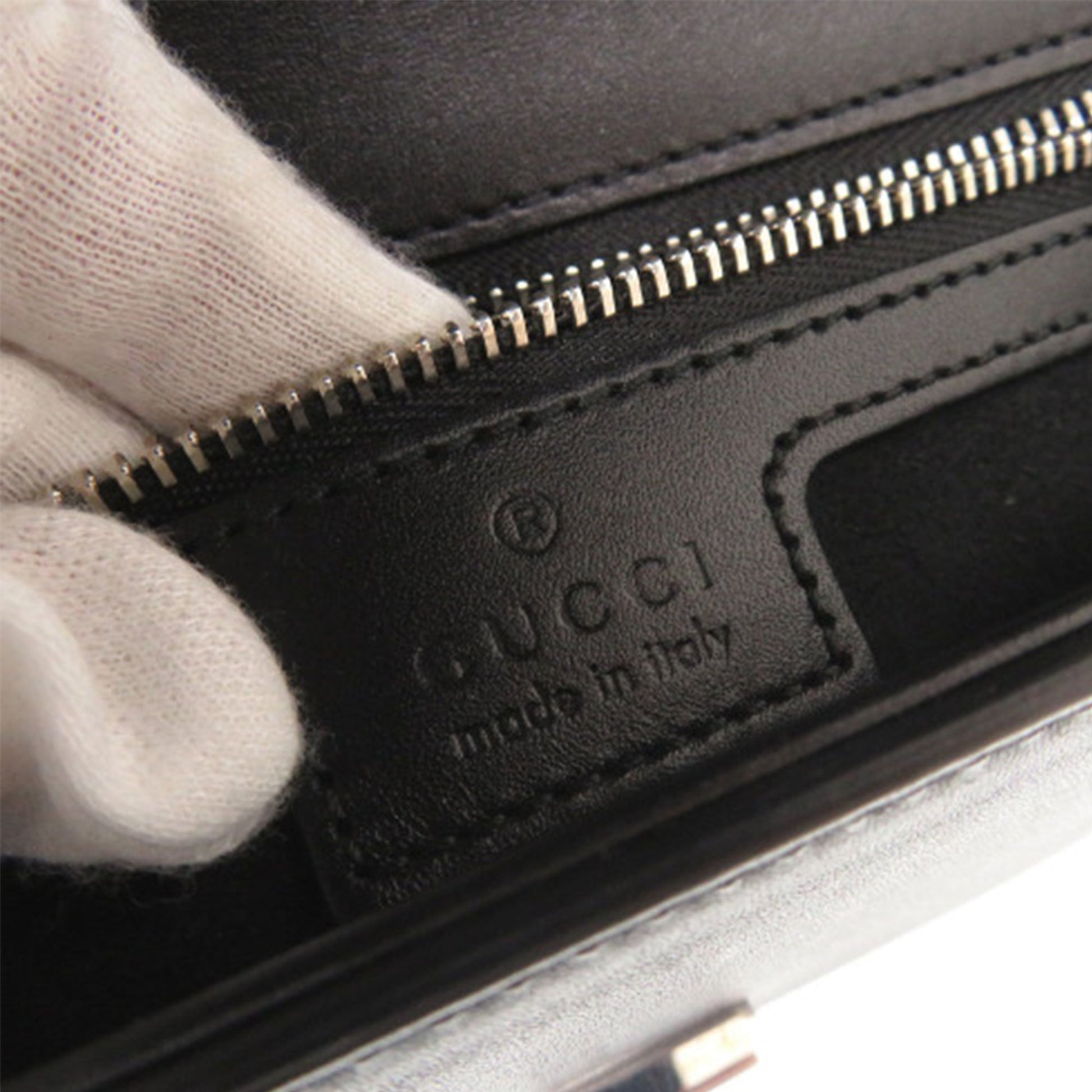 Gucci Mini Leather Petite GG Satchel