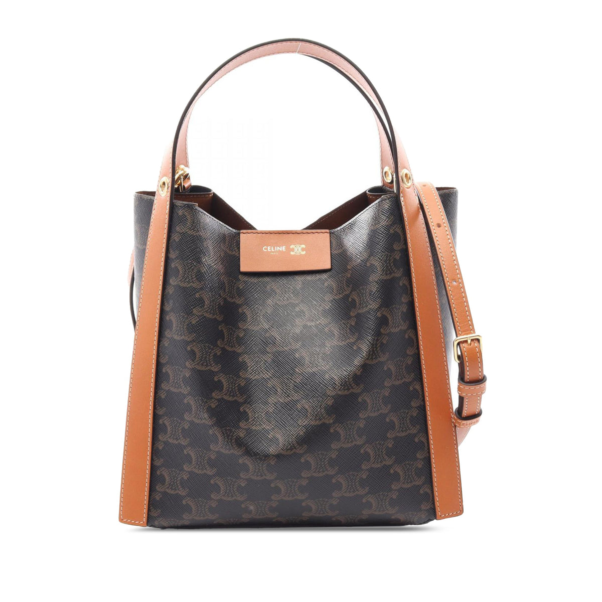 Celine Small Triomphe Cube Satchel