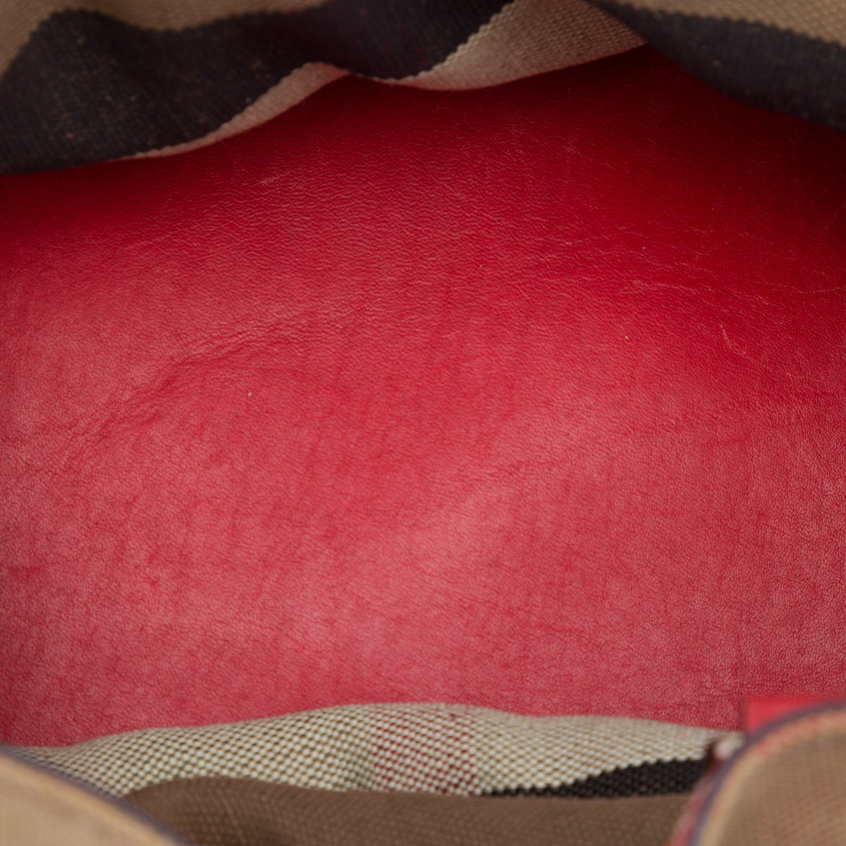 Burberry Medium Mega Check Canvas Ashby Bucket Bag