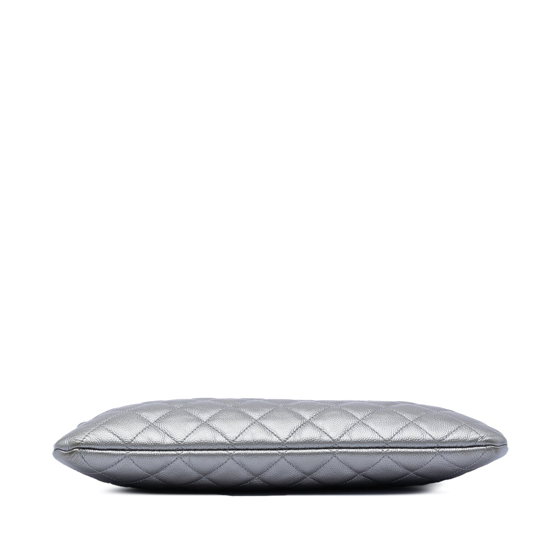 Chanel Medium Quilted Caviar Boy O Case Clutch