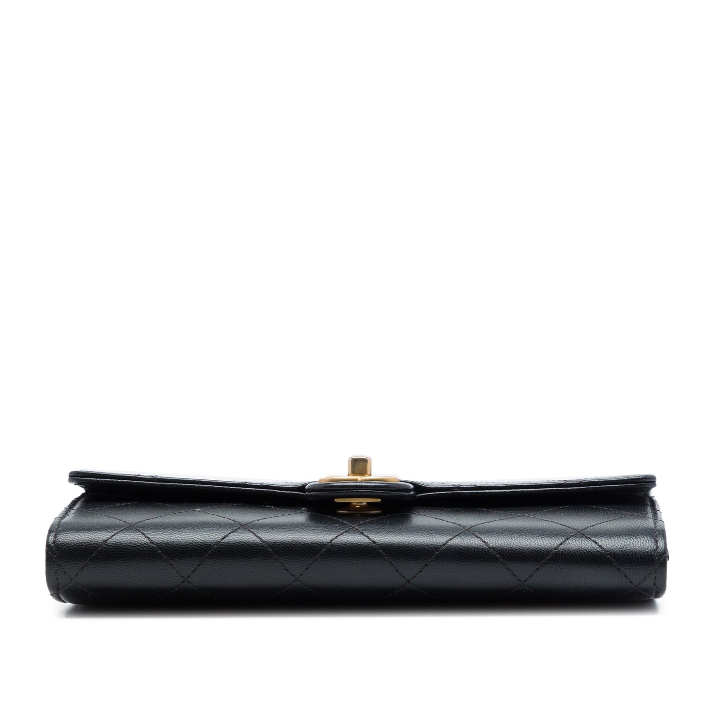 Chanel Quilted Goatskin Chic Pearls Clutch with Chain