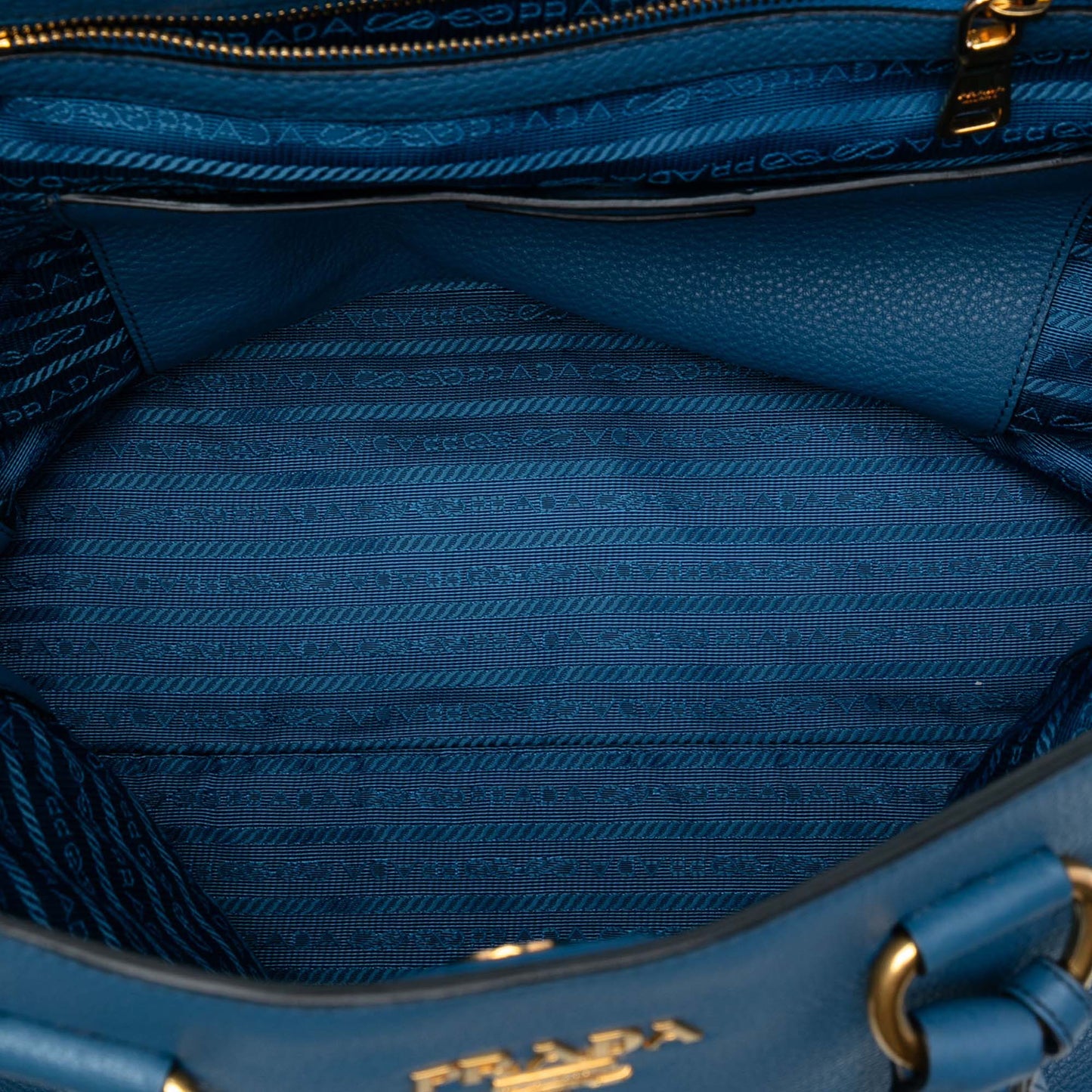 Prada Vitello Daino Open Convertible Tote