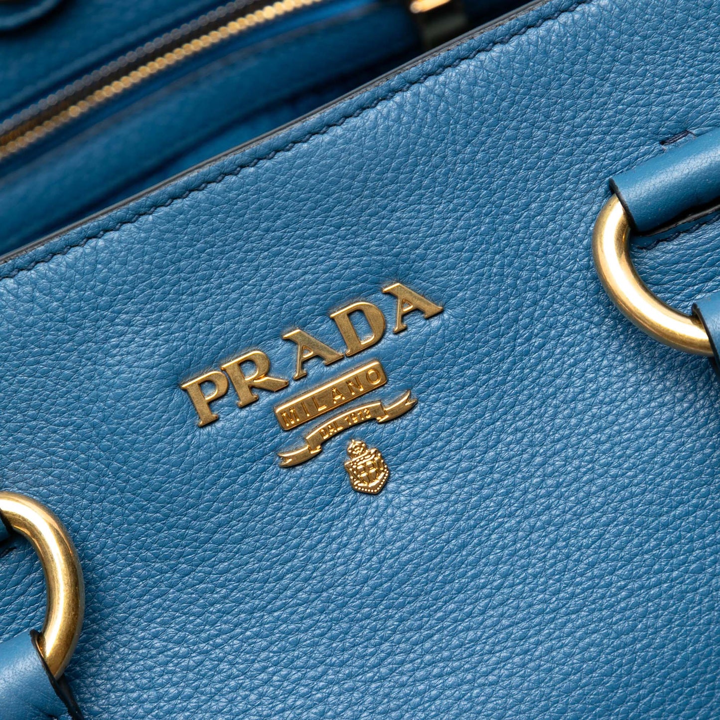 Prada Vitello Daino Open Convertible Tote