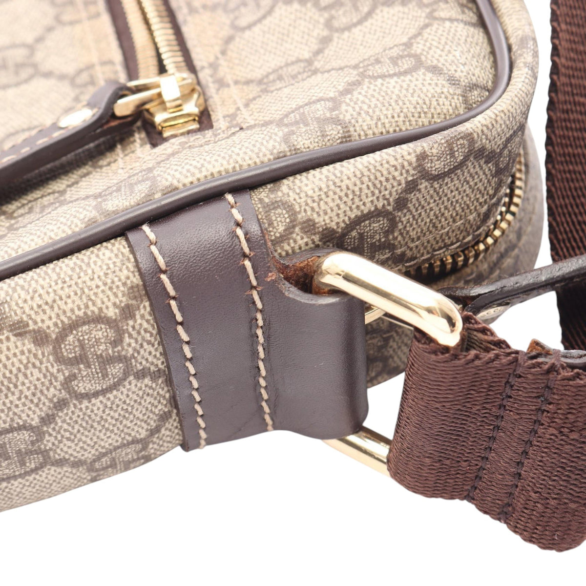 Gucci GG Supreme Crossbody — Beige