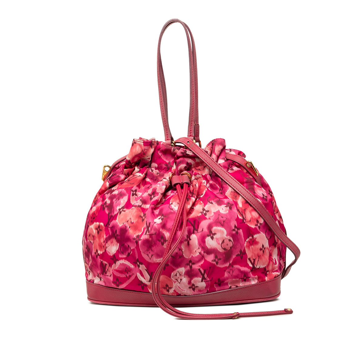 Louis Vuitton Limited Edition Monogram Nylon Ikat Noefull MM — Pink