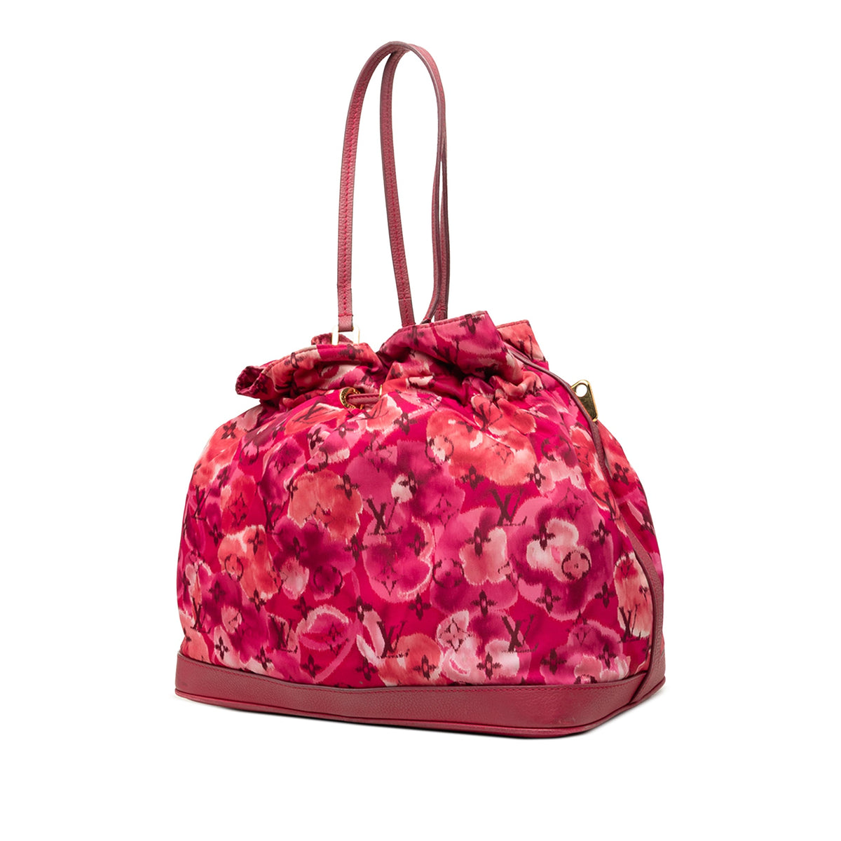 Louis Vuitton Limited Edition Monogram Nylon Ikat Noefull MM — Pink