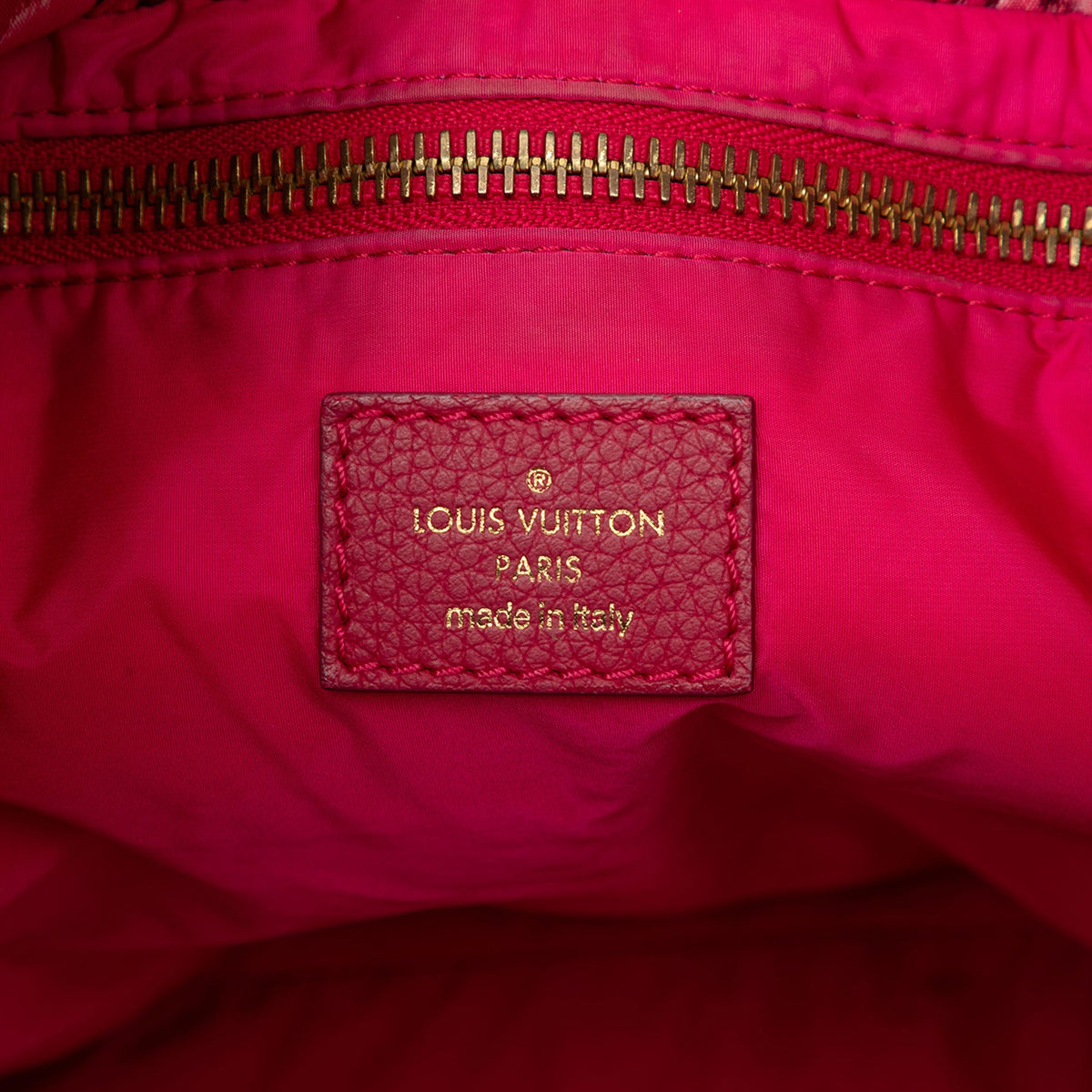 Louis Vuitton Limited Edition Monogram Nylon Ikat Noefull MM — Pink