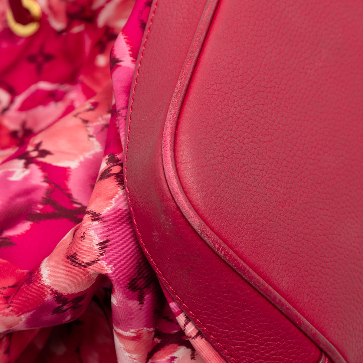 Louis Vuitton Limited Edition Monogram Nylon Ikat Noefull MM — Pink