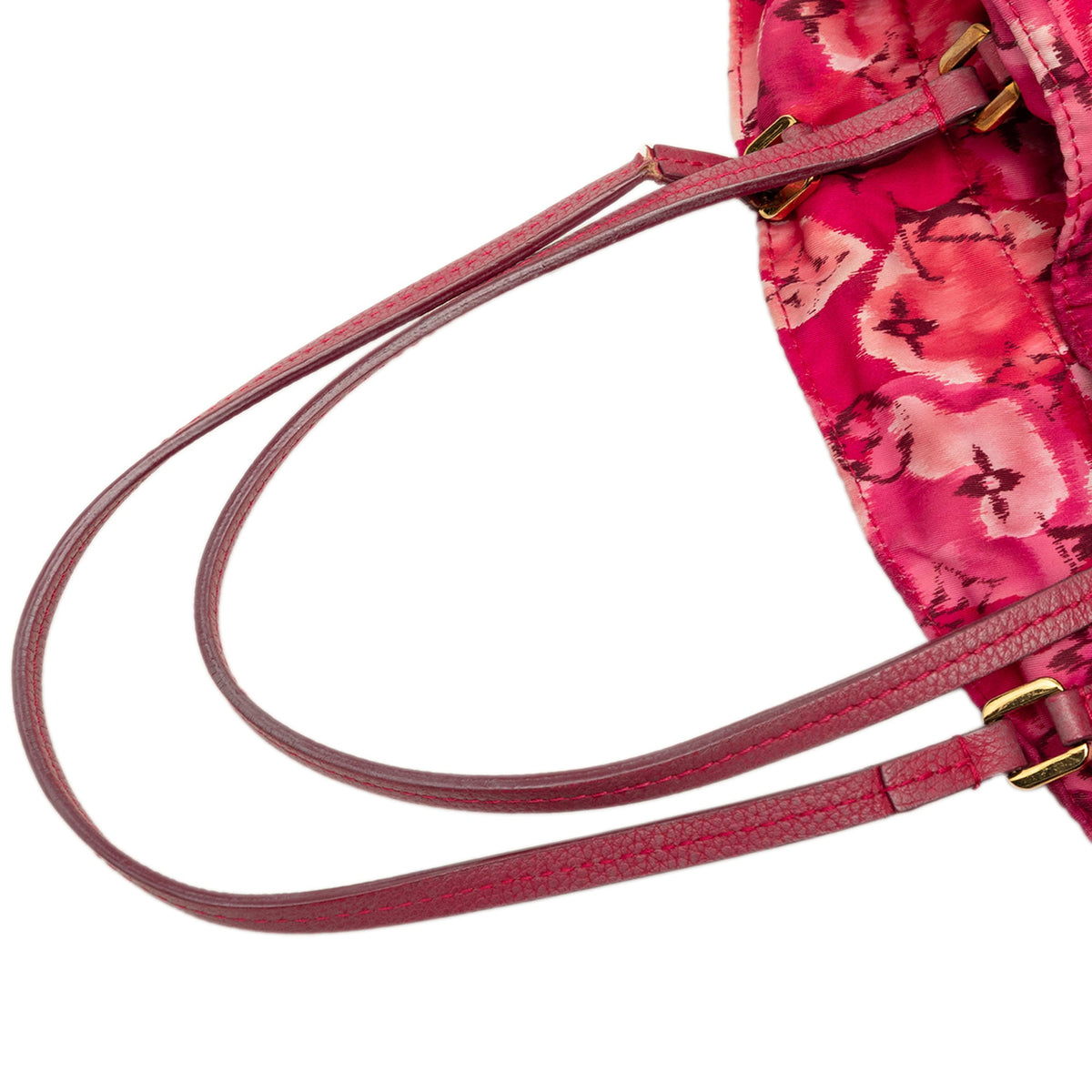 Louis Vuitton Limited Edition Monogram Nylon Ikat Noefull MM — Pink
