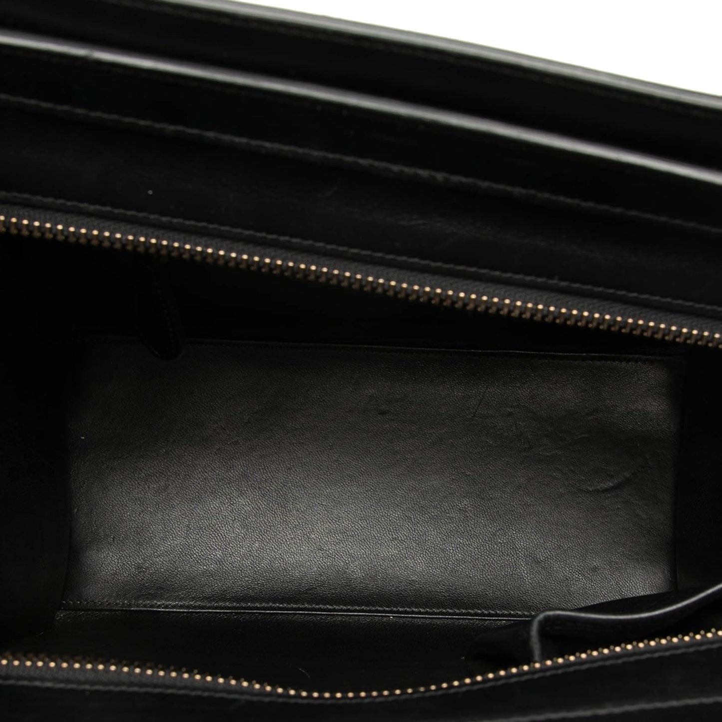 Celine Micro Tricolor Calfskin and Nubuck Luggage Tote