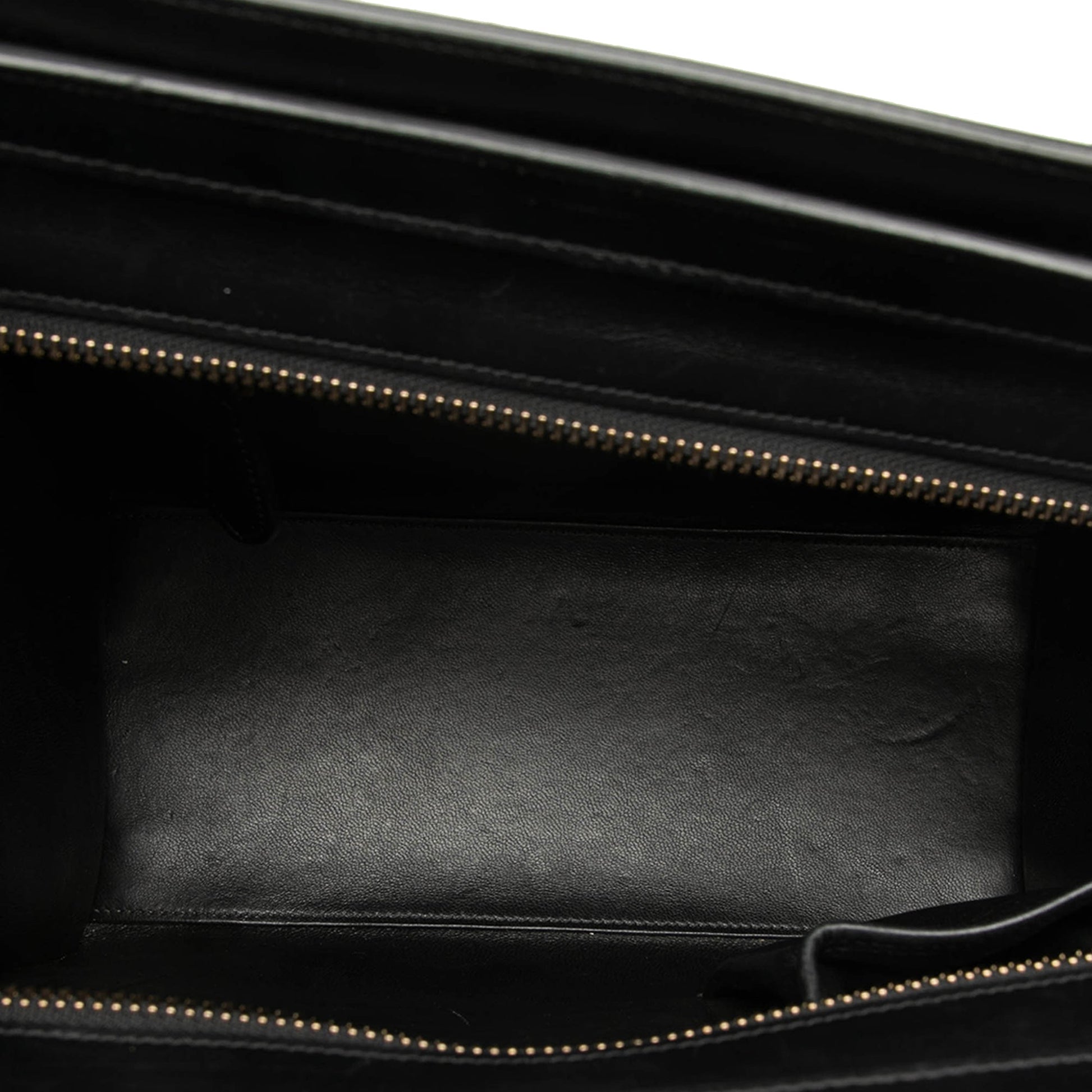 Celine Micro Tricolor Calfskin and Nubuck Luggage Tote