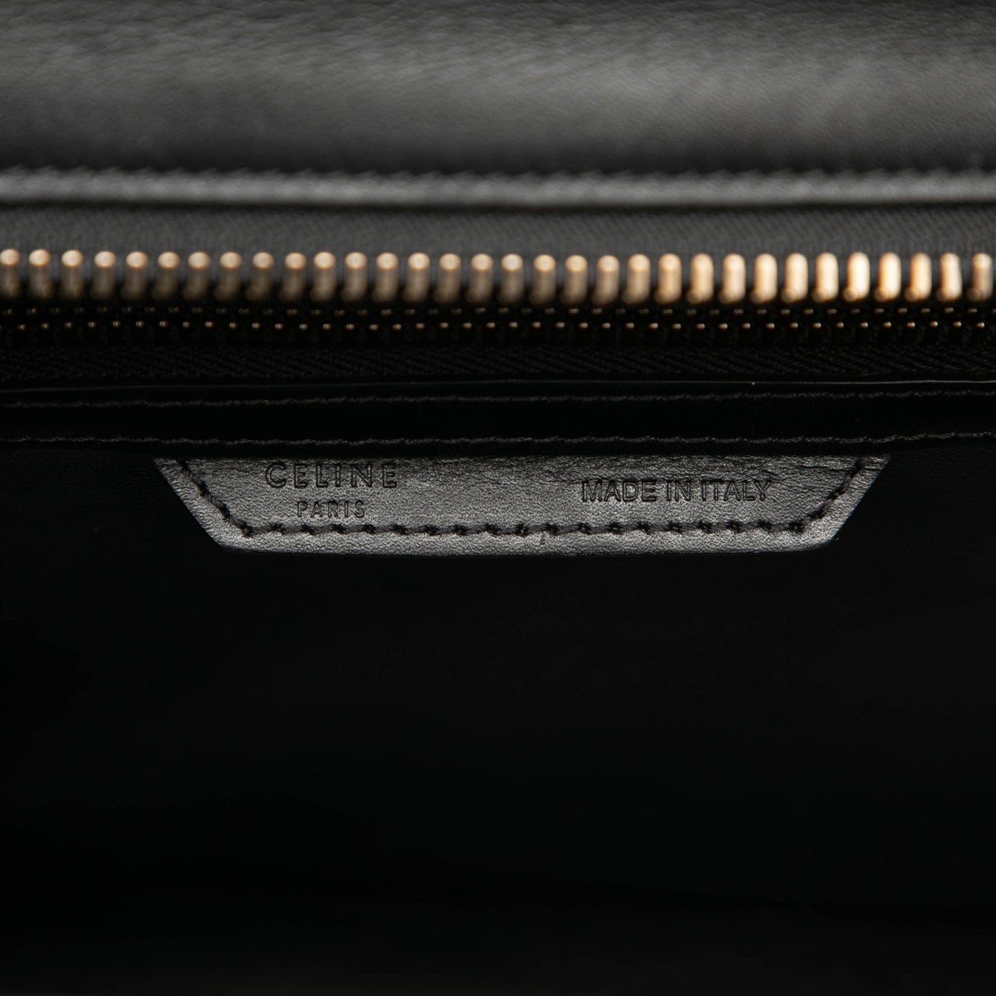 Celine Micro Tricolor Calfskin and Nubuck Luggage Tote