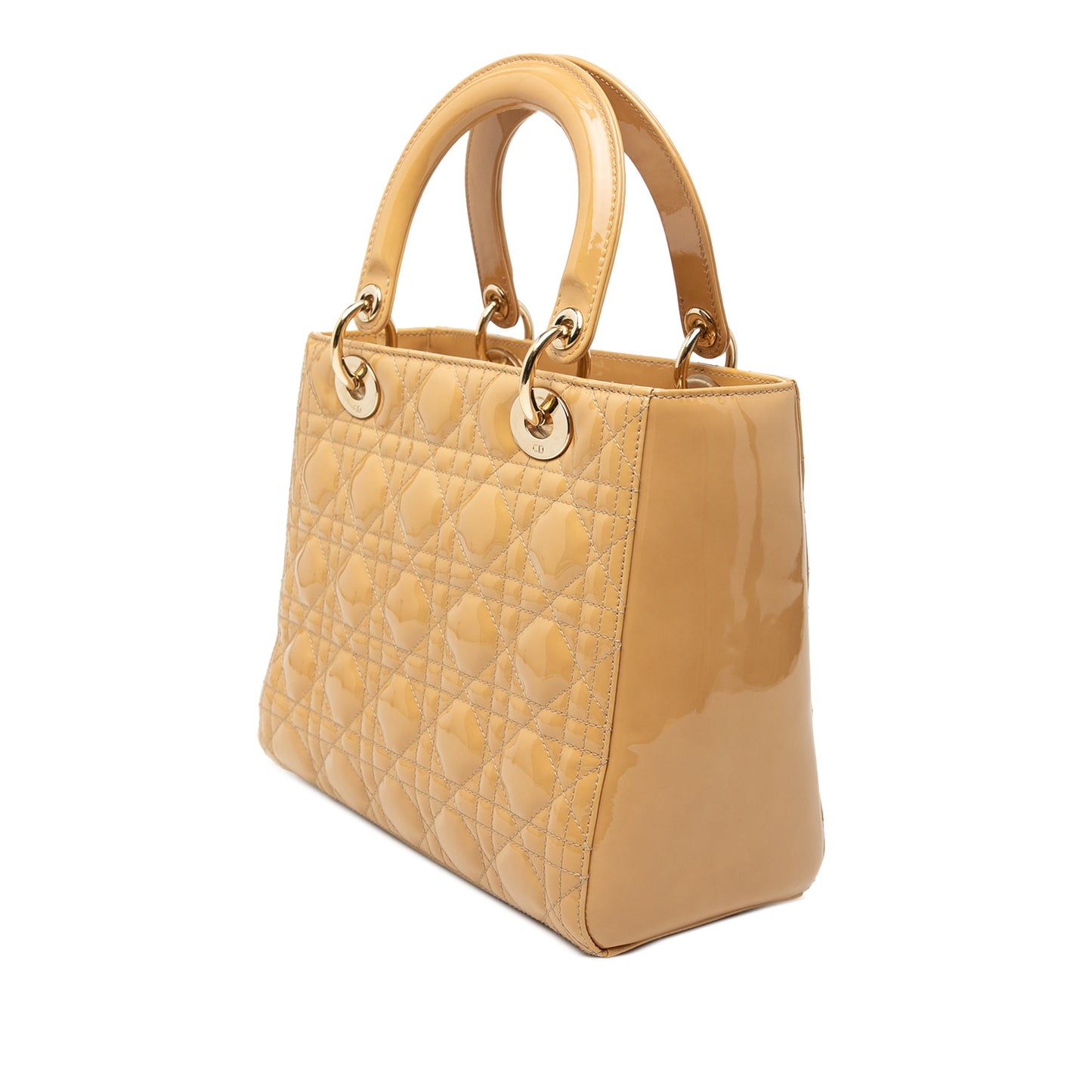 Dior Medium Patent Cannage Lady Dior