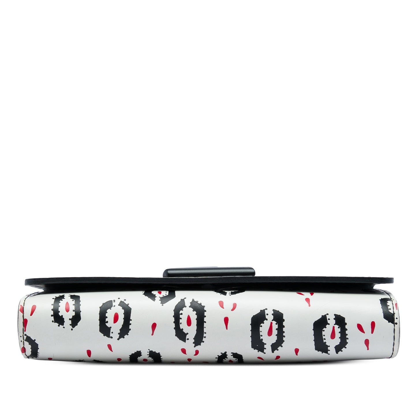 Louis Vuitton Graphic Print Calfskin Twist Wallet on Chain