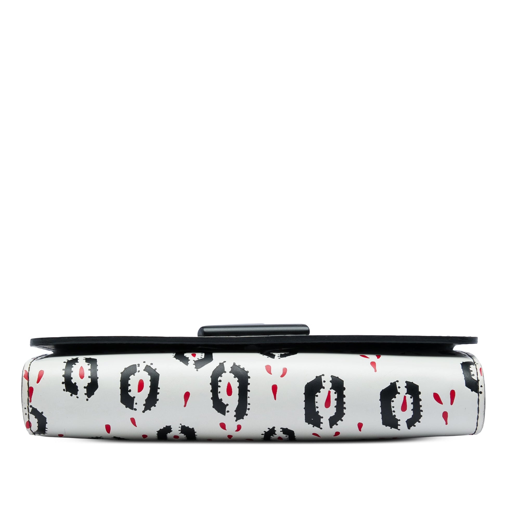 Louis Vuitton Graphic Print Calfskin Twist Wallet on Chain
