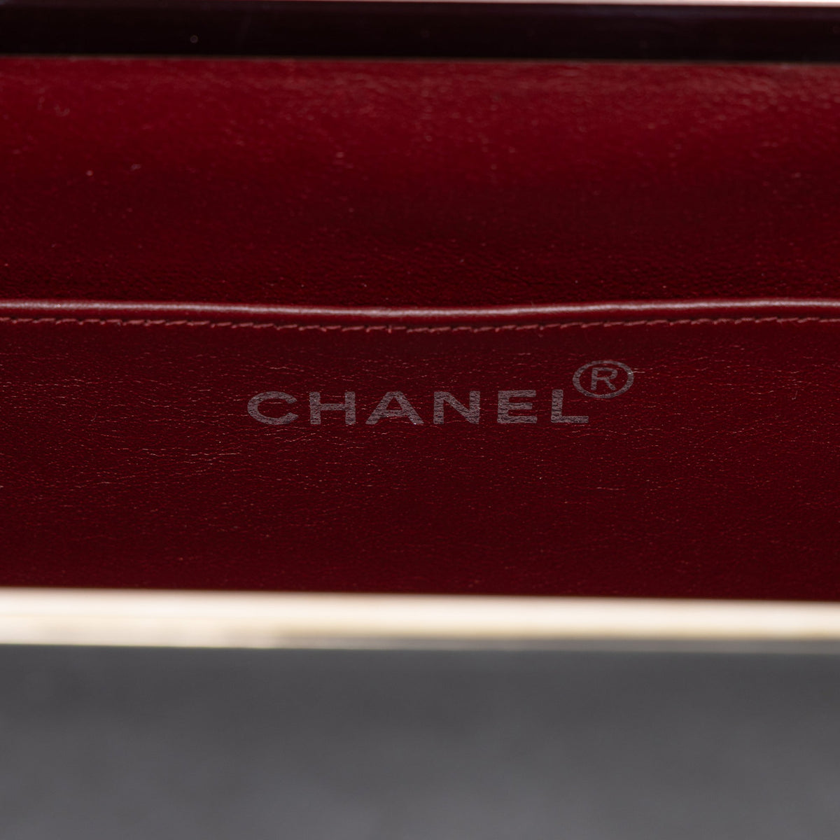 Chanel Quilted Lambskin Leather Box Bag — Black