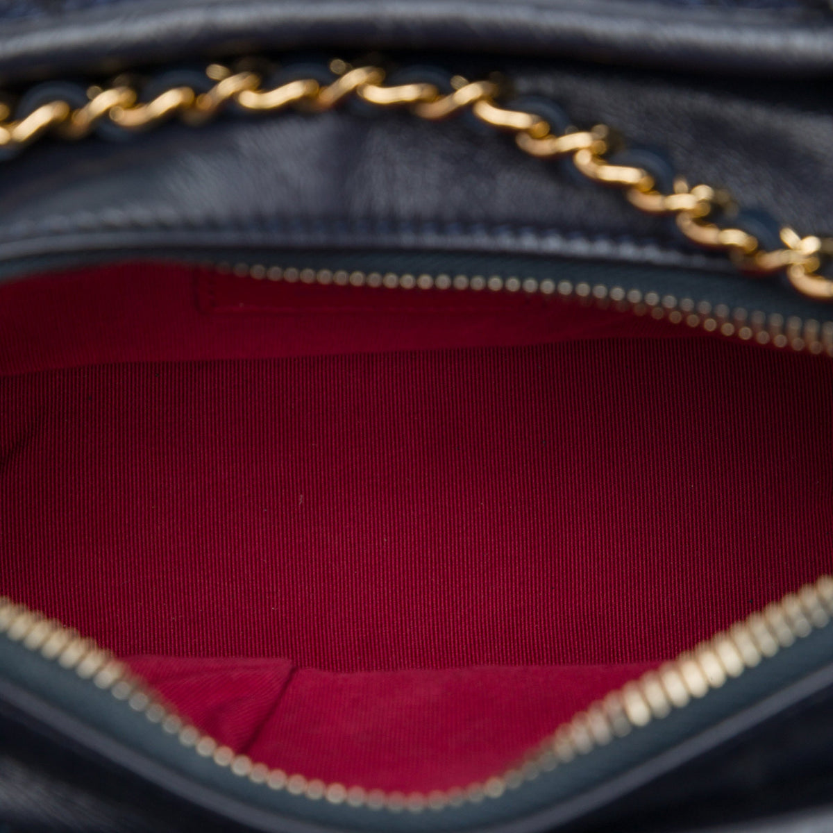 Chanel Small Tweed and Lambskin Embroidered Gabrielle Crossbody — Blue