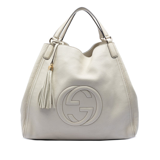 Gucci Large Leather Soho Cellarius Tote