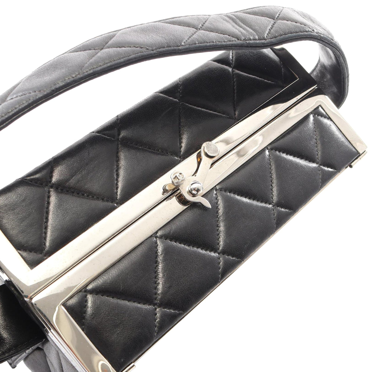 Chanel Quilted Lambskin Leather Box Bag