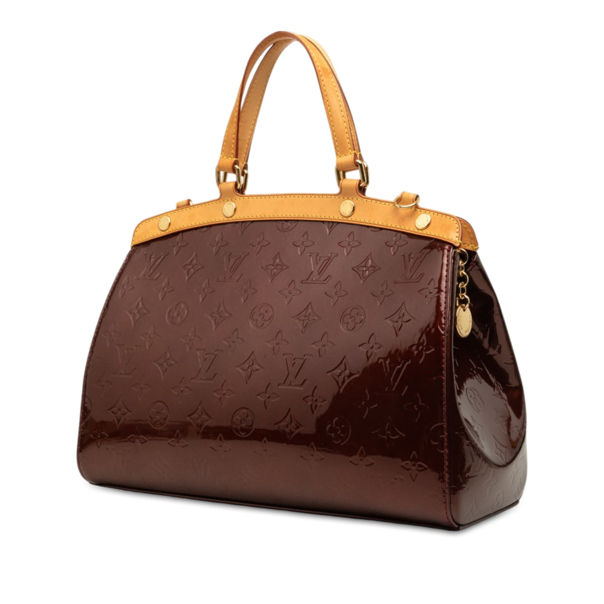 Louis Vuitton Monogram Vernis Brea MM — Red