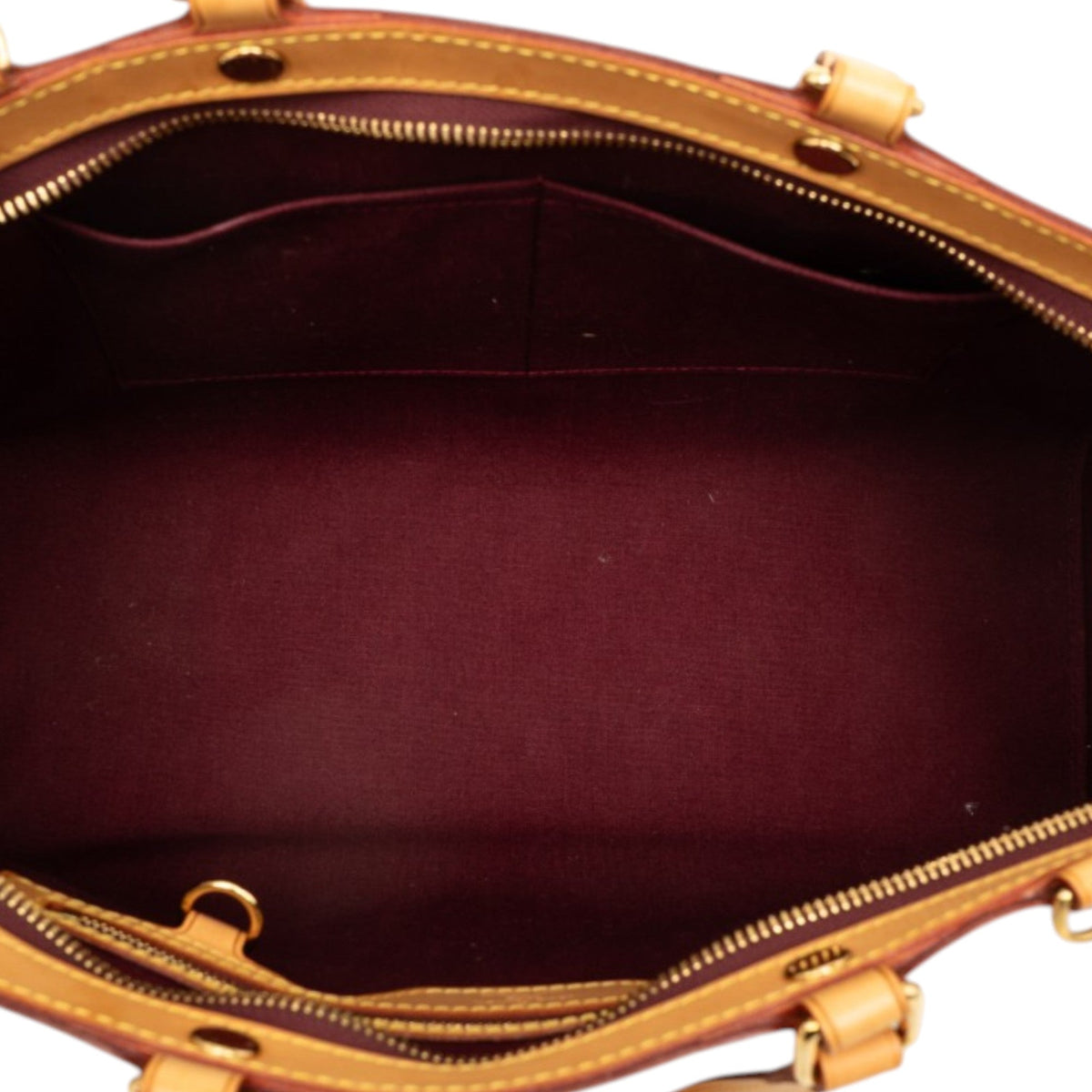 Louis Vuitton Monogram Vernis Brea MM — Red