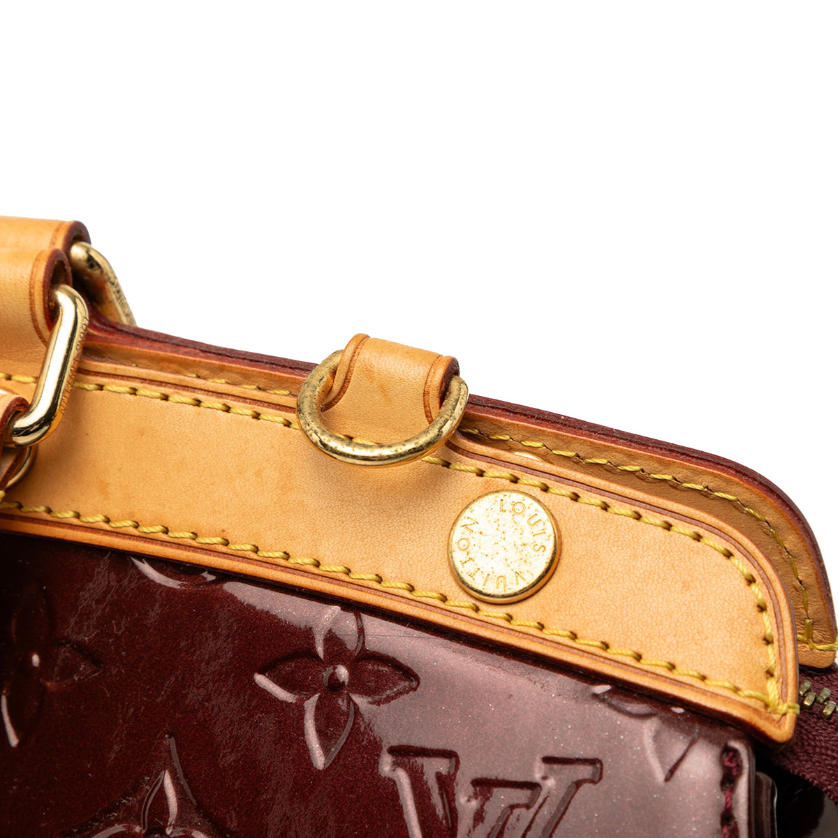 Louis Vuitton Monogram Vernis Brea MM — Red